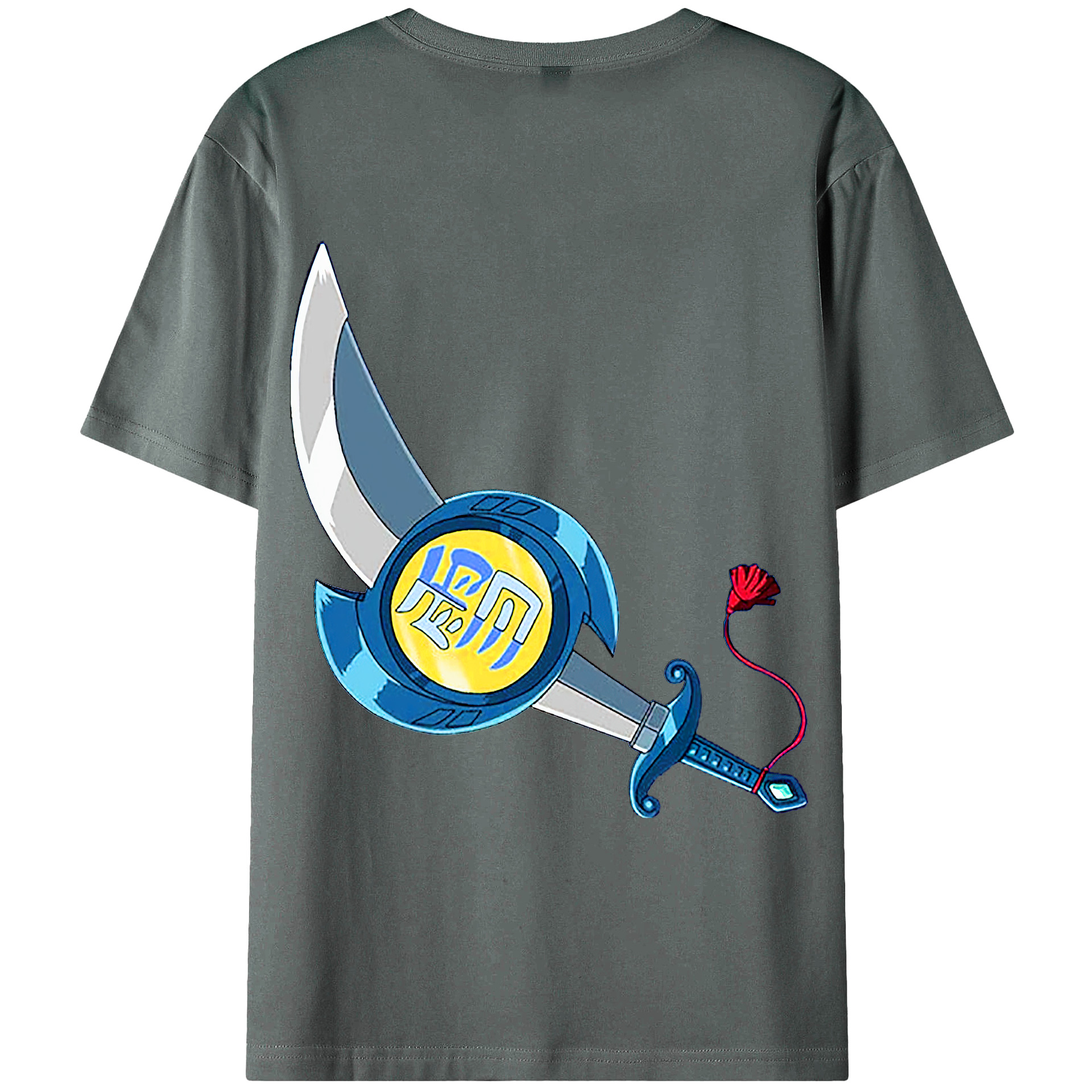 （画像用） 遊☆戯☆王 Yu-Gi-Oh! 綿100％ メンズ半袖Tシャツ（バックプリント） 通気性